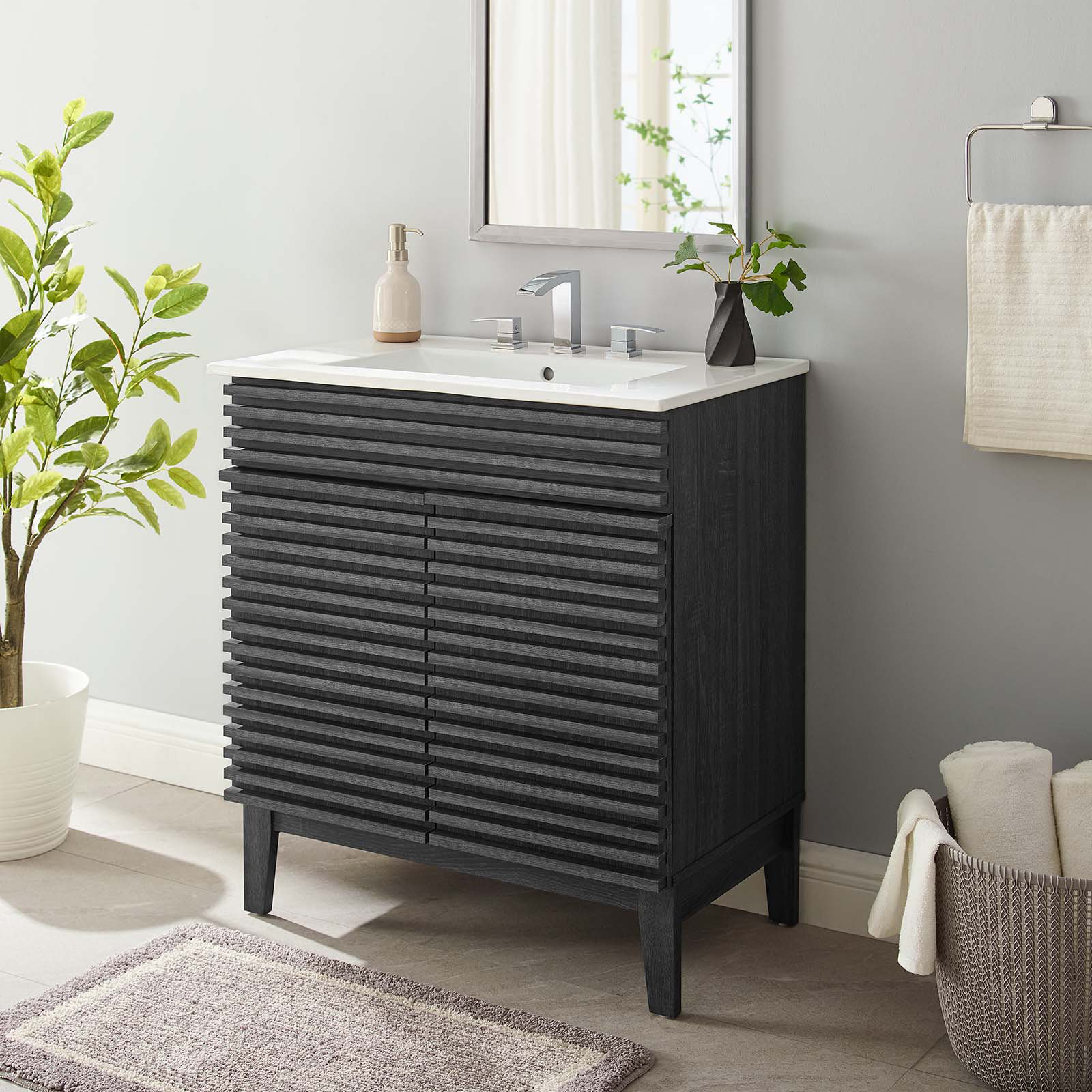 Winston Porter Render 30" Bathroom Vanity Cabinet & Reviews - Wayfair ...